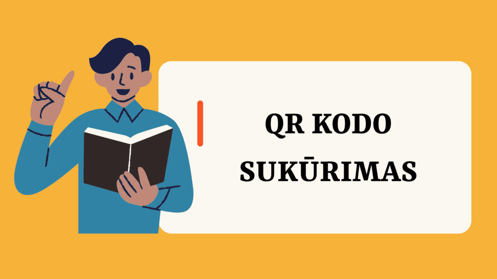 qr kodo sukūrimas ms office
